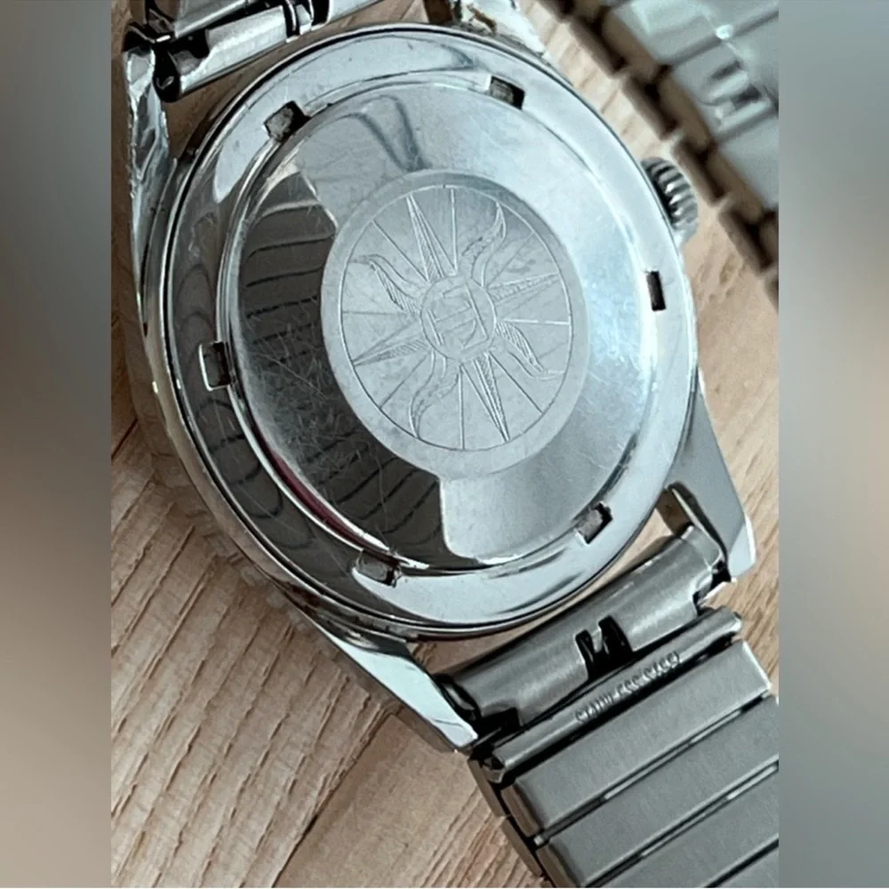 Tissot Men's Watch Visodate Automatic Seastar RARE Vintage Silver Tone Dial Date